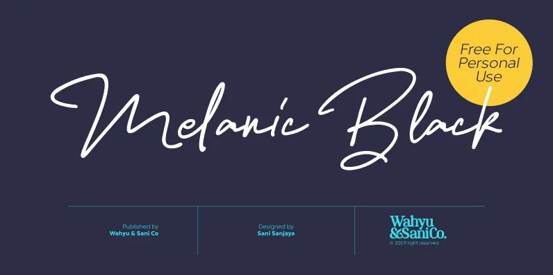 Melanic Black Script author illustration