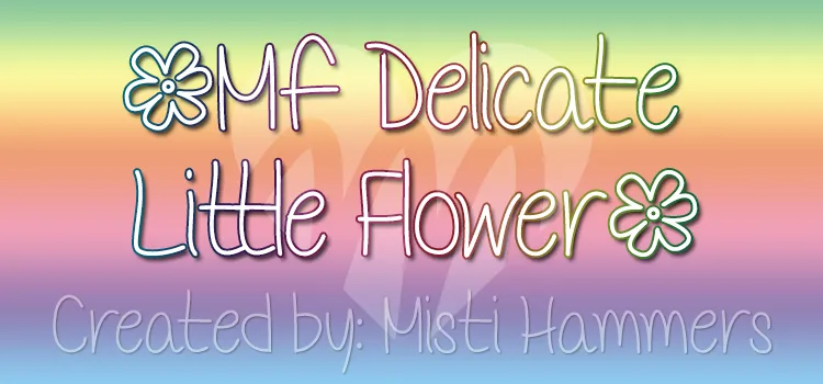 Mf Delicate Little Flower author illustration