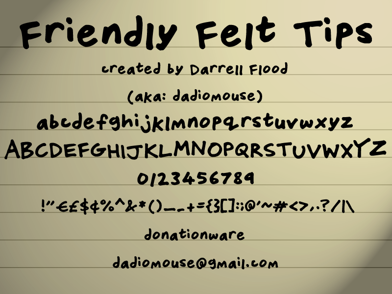 Friendly Felt Tips author illustration