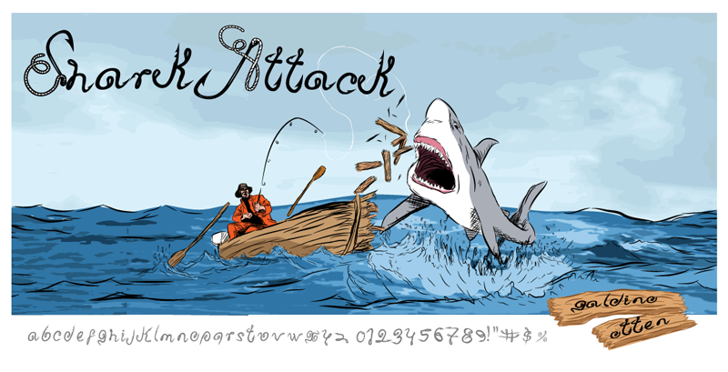 Shark Attack author illustration