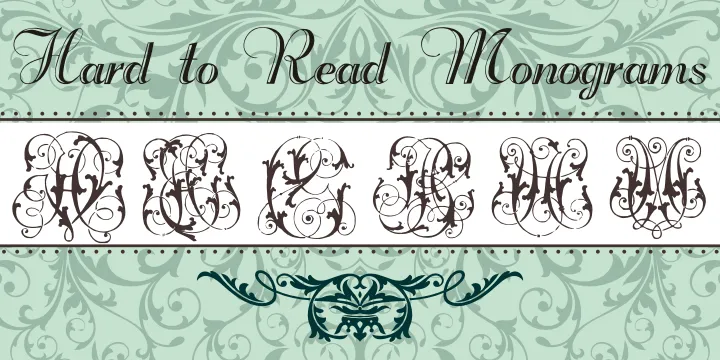 Hard to Read Monograms author illustration