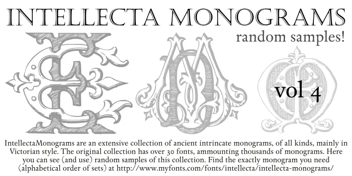 Intellecta Monograms Random Samples Four author illustration