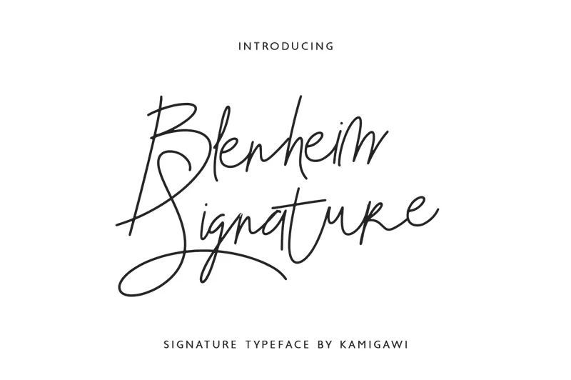 Blenheim Signature author illustration