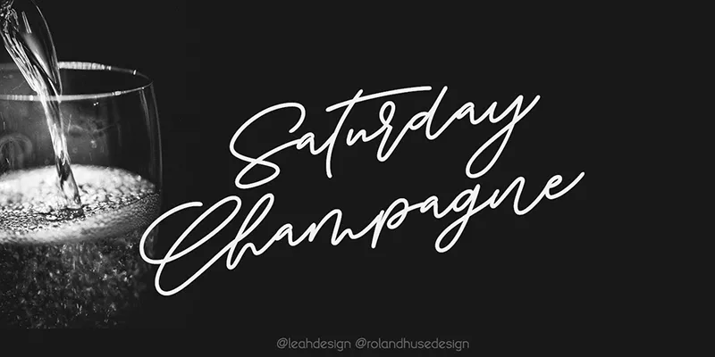 Saturday Champagne author illustration