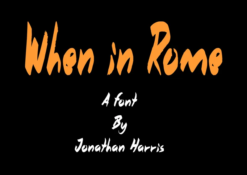 When in Rome author illustration