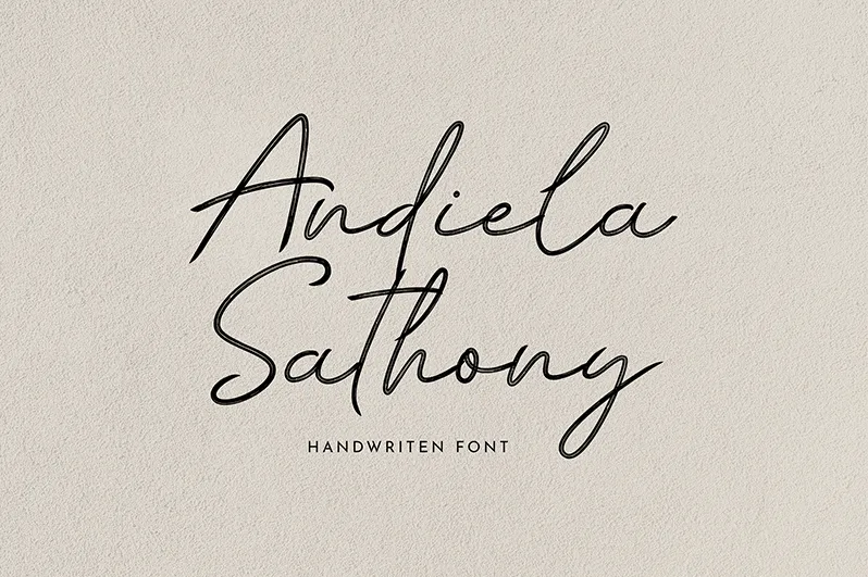 Andiela Sathony Script author illustration