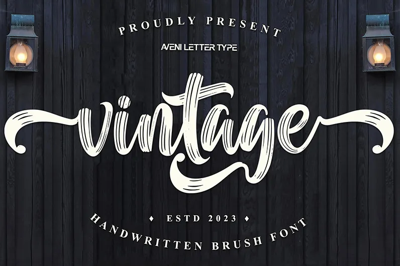Vintage Brush author illustration