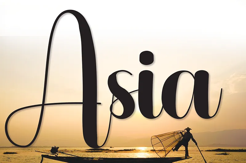 Asia author illustration