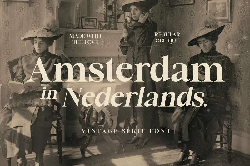 Amsterdam Serif author illustration