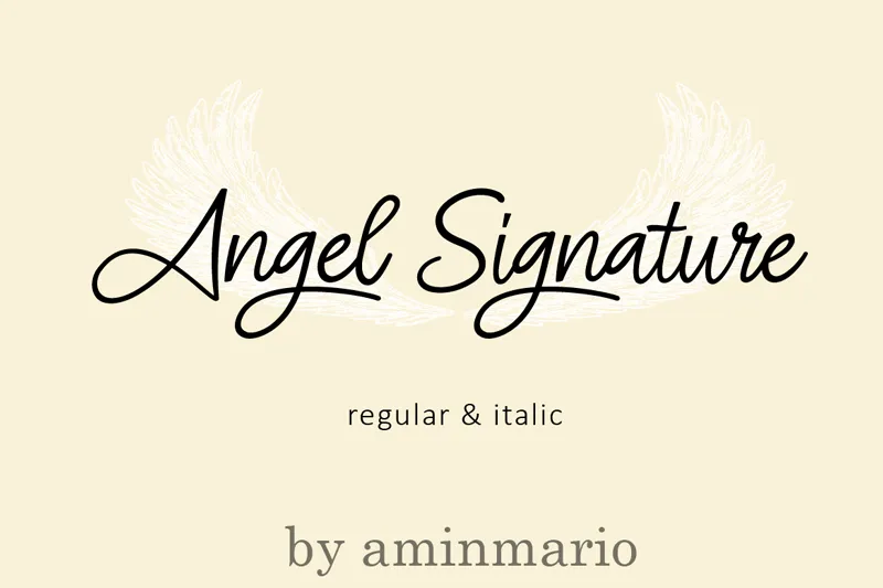 Angel Signature author illustration