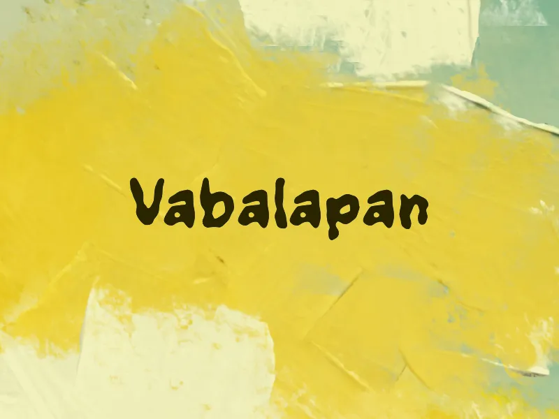 Vabalapan author illustration