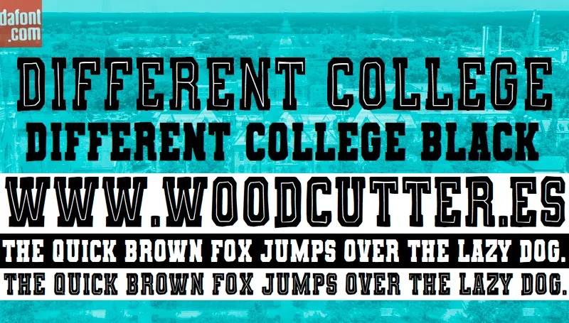 Different College author illustration