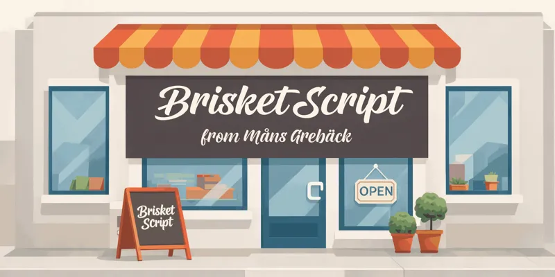 Brisket Script author illustration
