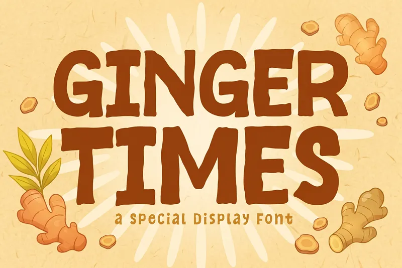 Ginger Times author illustration