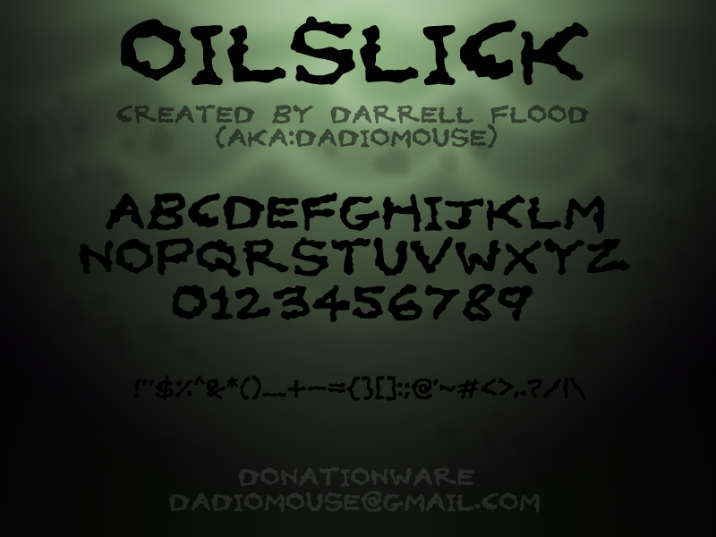 Oilslick author illustration