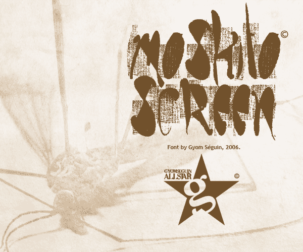 moskito screen author illustration