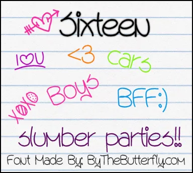 Sixteen author illustration