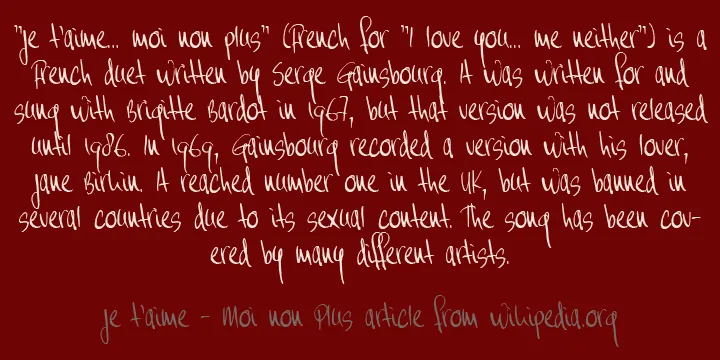 Moi Non Plus author illustration