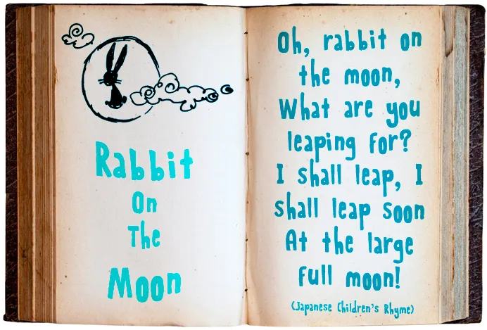 Rabbit On The Moon author illustration