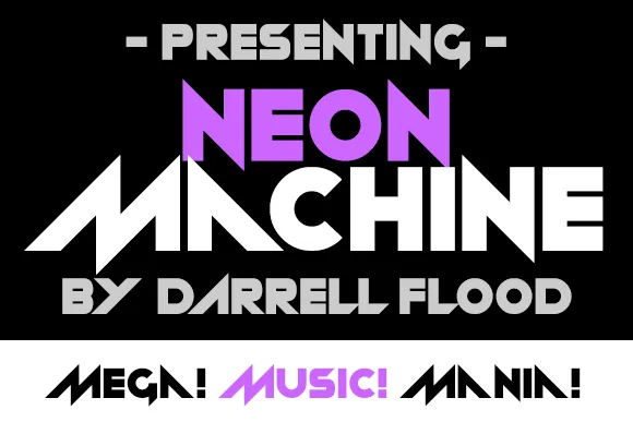 Neon machine author illustration