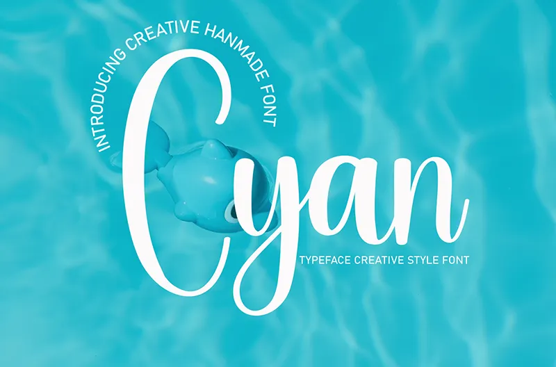 Cyan author illustration