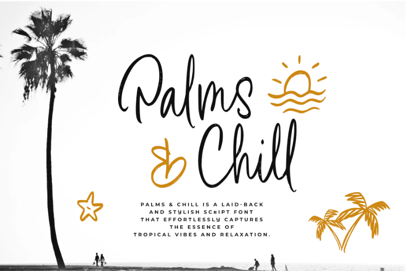Palms & Chill author illustration