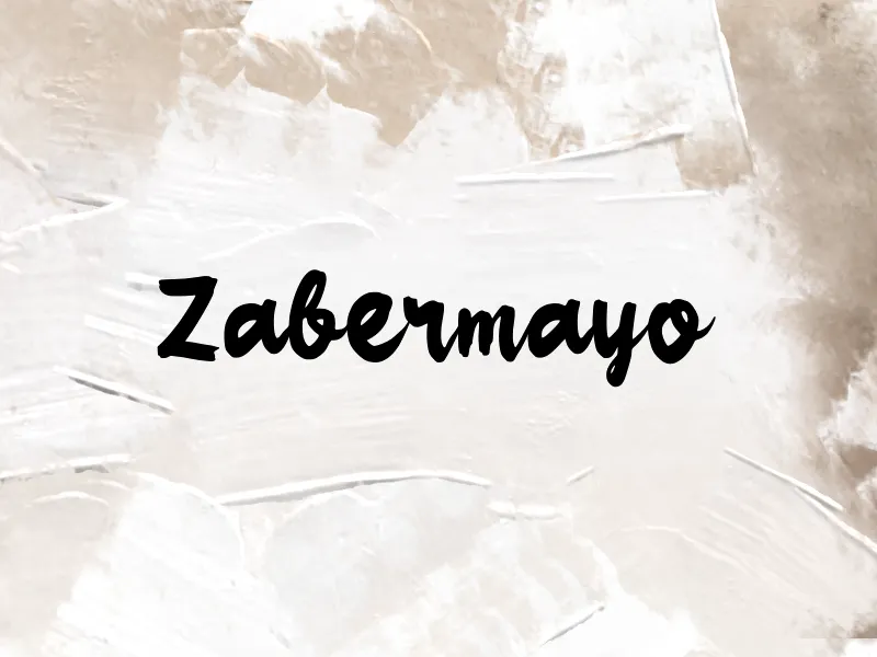 Zabermayo author illustration