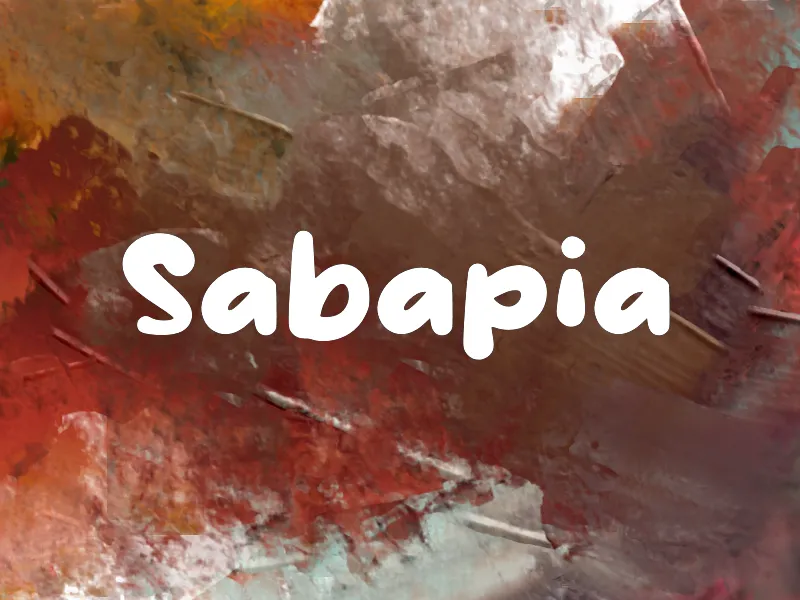 Sabapia author illustration