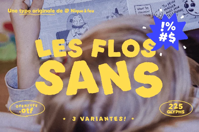 Les Flos author illustration