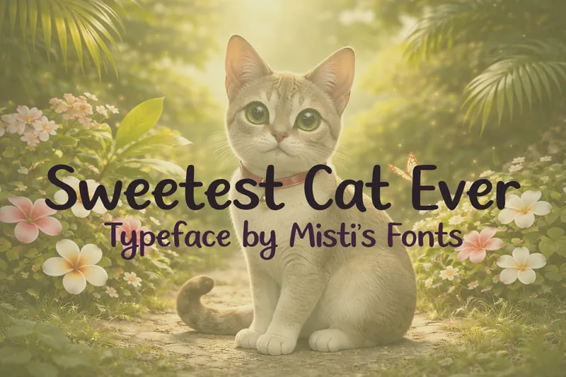 Sweetest Cat Ever author illustration