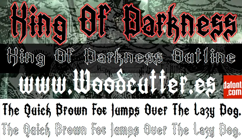 King Of Darkness author illustration