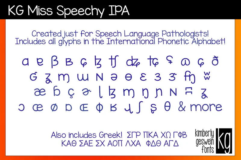 KG Miss Speechy IPA author illustration