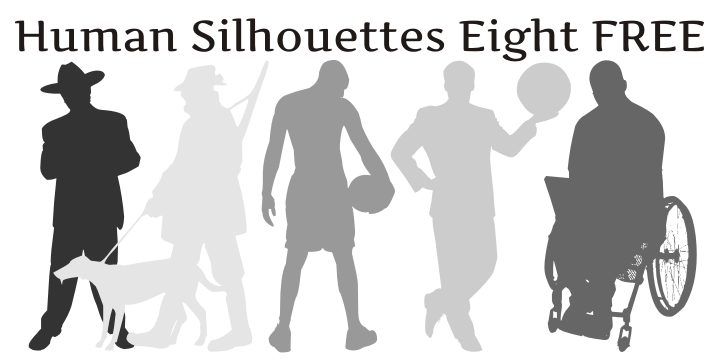 Human Silhouettes Free Eight author illustration