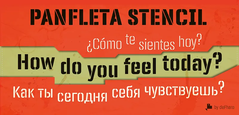 Panfleta Stencil author illustration