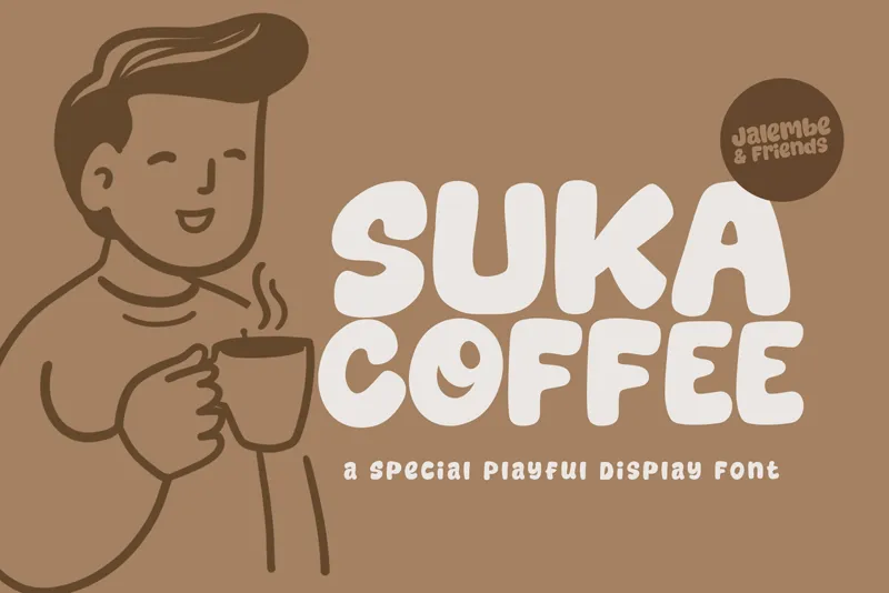 Suka Coffee author illustration