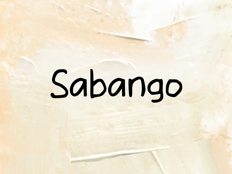 Sabango author illustration