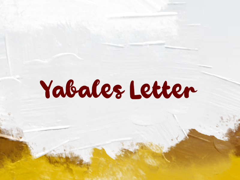 Yabales Letter author illustration