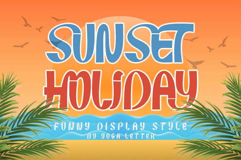 Sunset Holiday author illustration