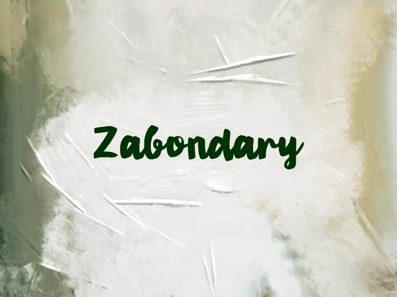 Zabondary author illustration