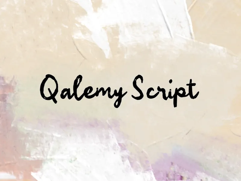 Qalemy Script author illustration