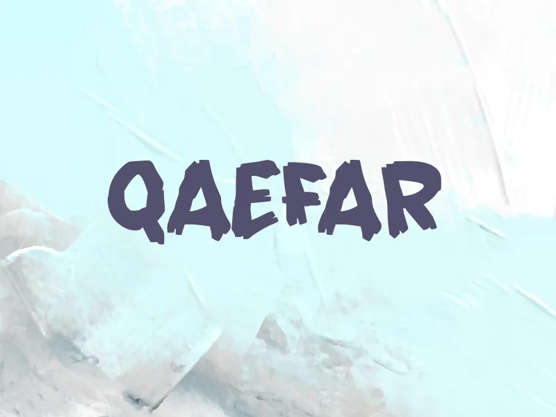 Qaefar author illustration