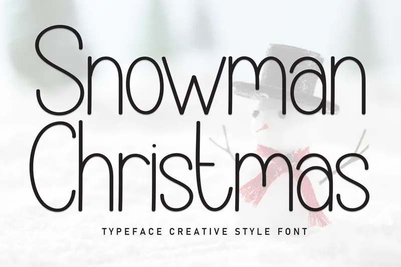 Snowman Christmas author illustration