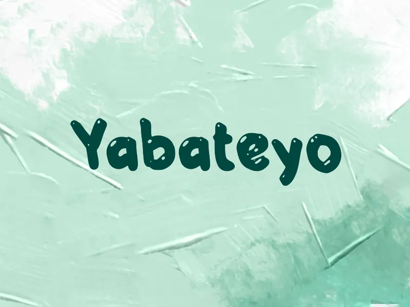 Yabateyo author illustration