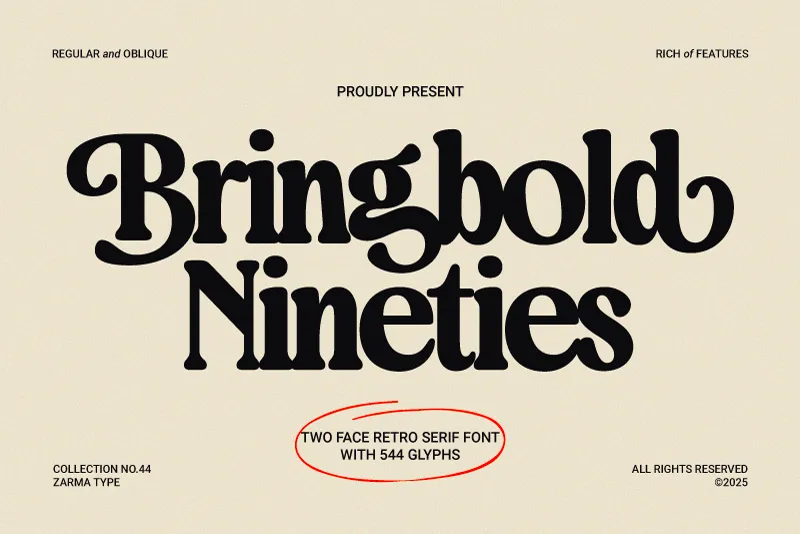 Bringbold Nineties author illustration