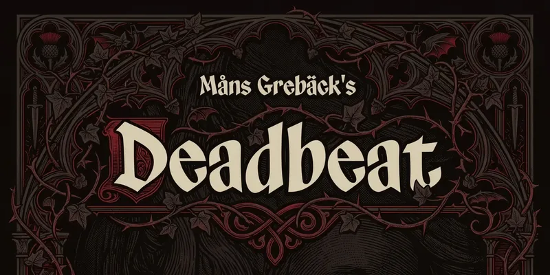 Deadbeat author illustration