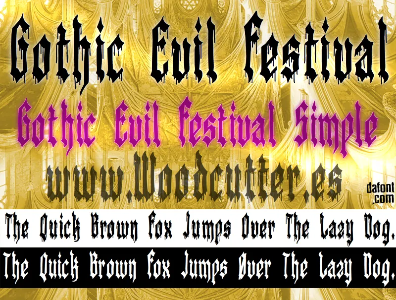 Gothic Evil Festival author illustration