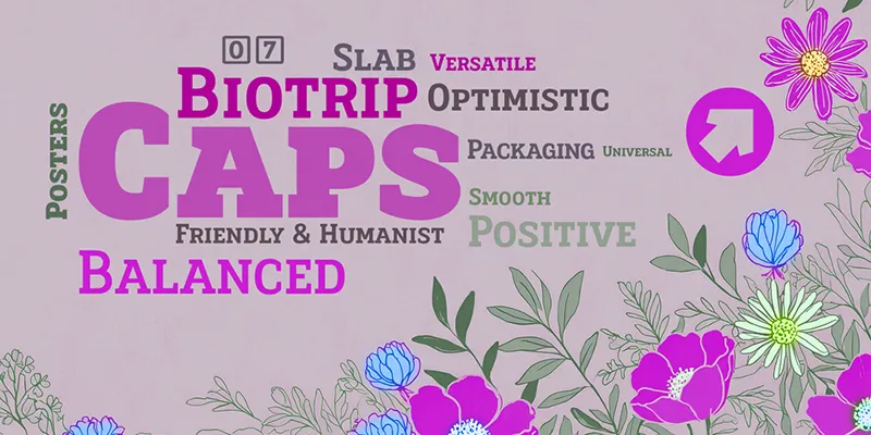Biotrip Serif Caps author illustration