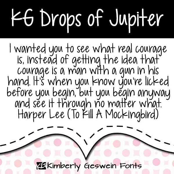 KG Drops of Jupiter author illustration
