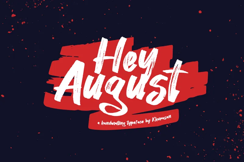 Hey August author illustration