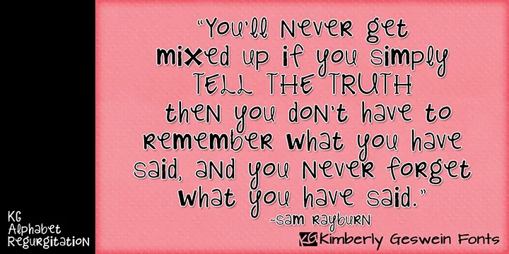 KG Alphabet Regurgitation author illustration